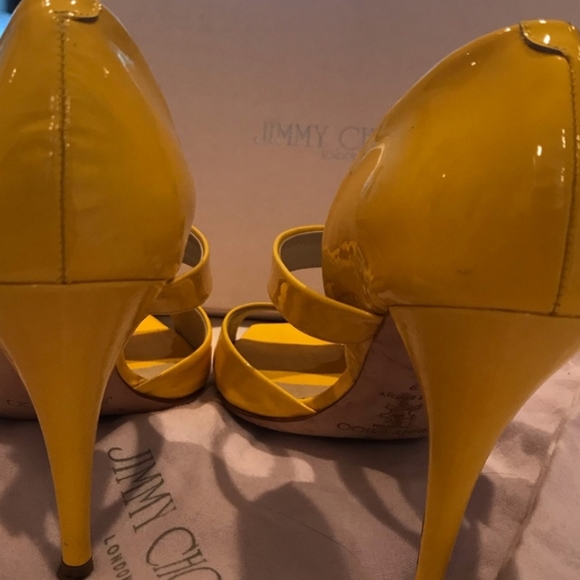 Jimmy Choo Leather Strappy Heels - Picture 3 of 5